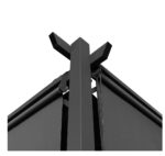 Pergola édition spéciale toit rétractable 3x6 M et 6 stores gris anthracite
