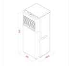 Climatiseur mobile 3 en 1 2000 W - 7000 BTU surface 15 m² – Image 2