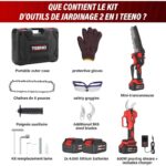 Teeno – 6-Zoll-Akku-Minikettensäge – Bild 5