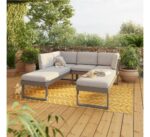 Set da giardino in alluminio GoodHome Moorea modulabile per 6 persone - immagine 5
