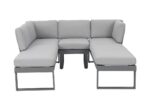 Set da giardino in alluminio GoodHome Moorea modulabile per 6 persone - immagine 9